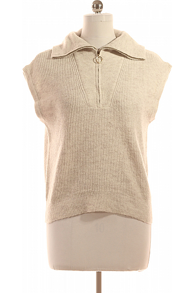 VILA Kratká Dámská Vesta Šedá Second Hand Vel. M