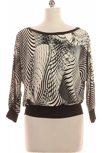 Vzorovaná  Halenka Černobílá Amisu Vel. M