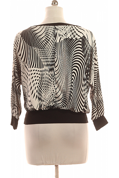 Vzorovaná  Halenka Černobílá Amisu Vel. M