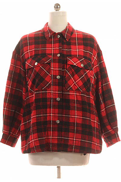 ONLY Dámský Kabát Červený Vel. M