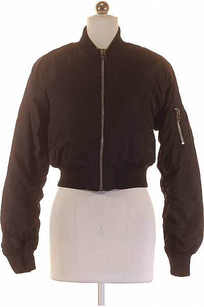 Dívčí Bunda Černá Second Hand