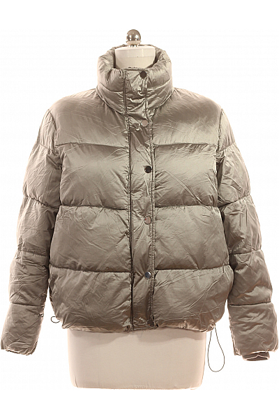 Prošívaná Dámská Bunda Šedá Vel. 42