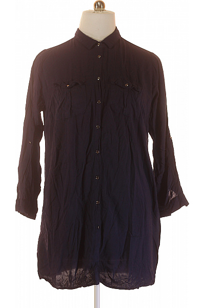 Společenská Dámská Košile Modrá Vel. 48