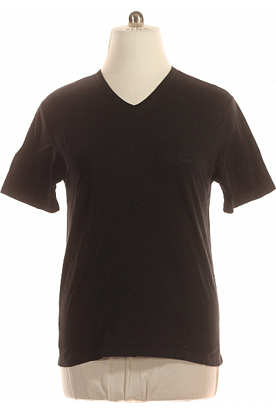 Hugo Boss Jednoduché Dámské Tričko Černé Vel. XL