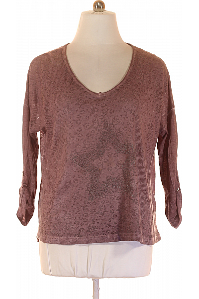  Halenka Pletená Fialová Second hand