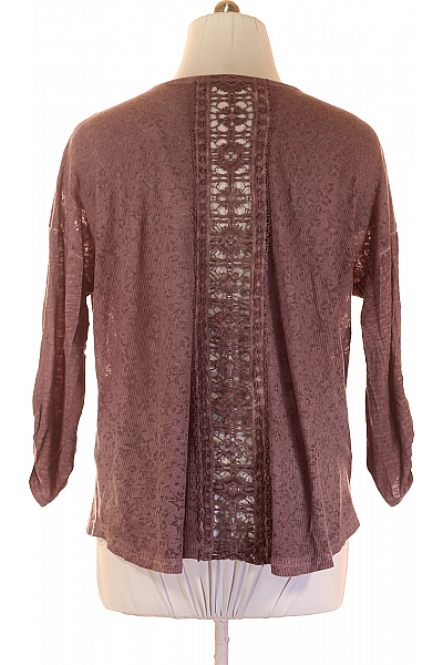  Halenka Pletená Fialová Second hand