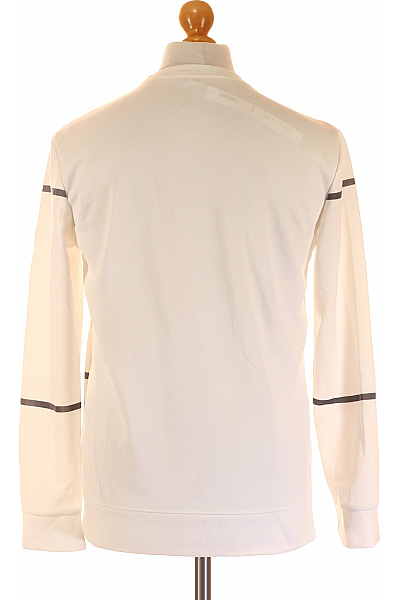 Pánská Mikina Bez Zapínání Černobílá Vel. XL