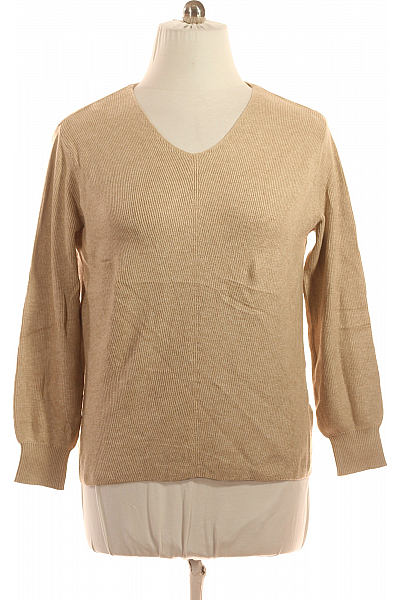 Dámský Svetr Béžový Maxi Blue Vel. 42/44