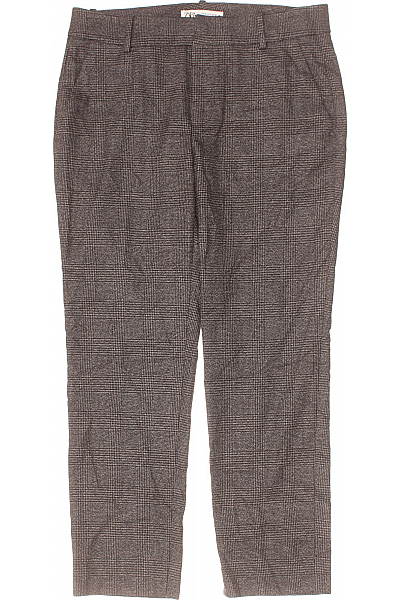 Dámské Chino Kalhoty Šedé ZARA Second Hand Vel. 38