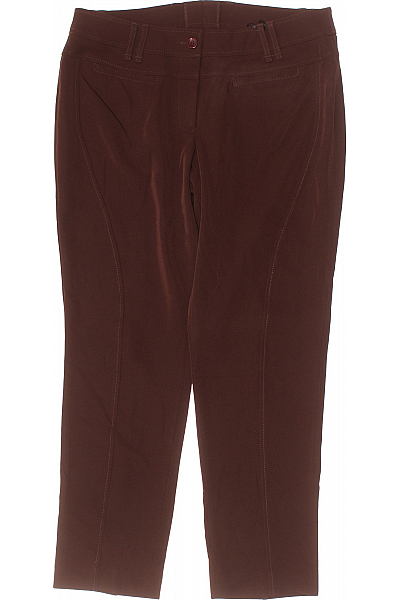 Dámské Kalhoty Rovné Hnědé Vel. 21