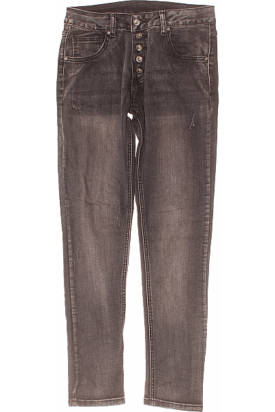 Boyfriend Dámské Džíny Černé Vel. S