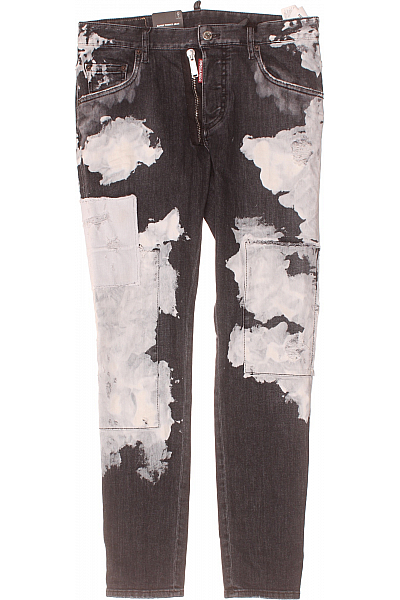 Dsquared2 Roztrhané Dámské Džíny Šedé Vel. 48