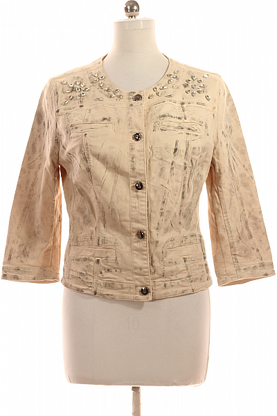 Dámská Přechodné Bundy Béžová AIRFIELD Second hand Vel. 40