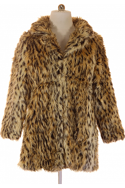 Dámský Kabát Hnědý Second hand Vel. 44