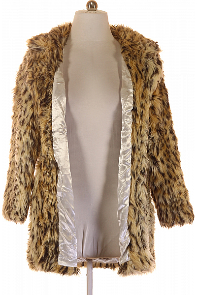 Dámský Kabát Hnědý Second hand Vel. 44