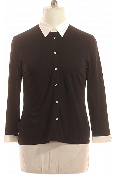 CAMBRIDGE Společenská Dámská Košile Černobílá Vel. 44