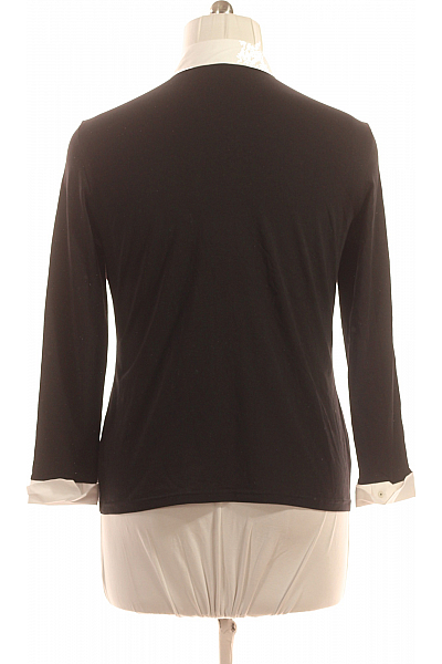 CAMBRIDGE Společenská Dámská Košile Černobílá Vel. 44