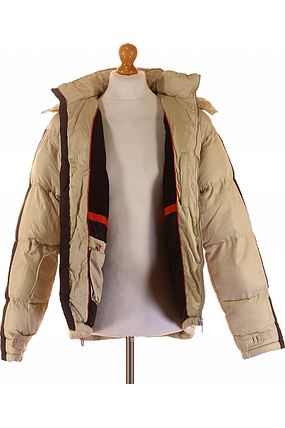 Zimní Pánská Bunda Béžová Vel. S