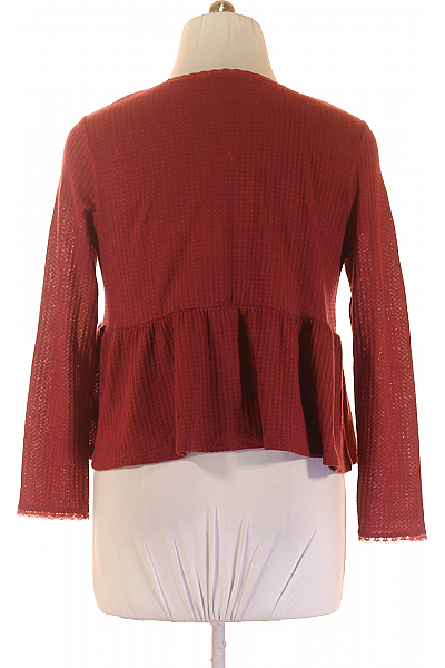  Halenka Pletená Vínová Shein Vel. XL