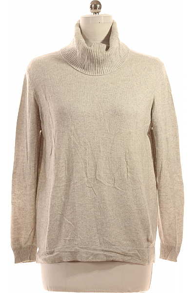 Dámský Svetr Hedvábný Šedý Peter Hahn Vel. 42