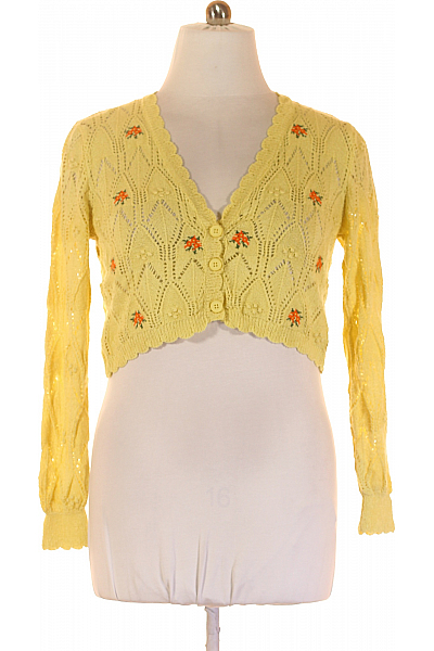 Dámské Bolerko Žluté Second Hand Vel. L