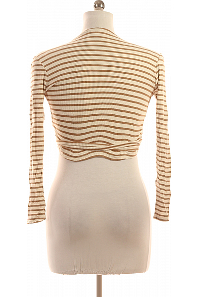 Dámské Tričko Hnědý STRADIVARIUS Vel. M