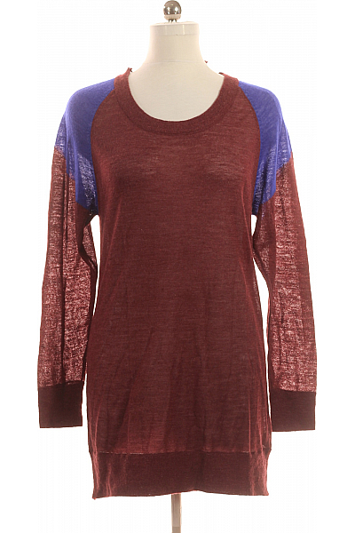 American Vintage Dámský Svetr Alpacový Vínový Vel. M