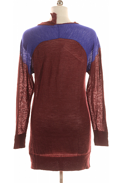 American Vintage Dámský Svetr Alpacový Vínový Vel. M