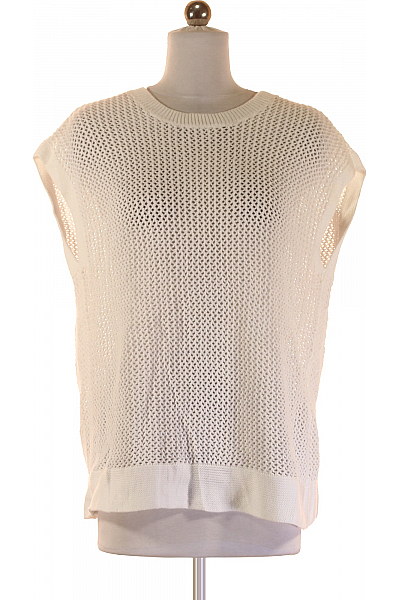 COMMA Dámský Pulovr Bílý Second Hand Vel. 36