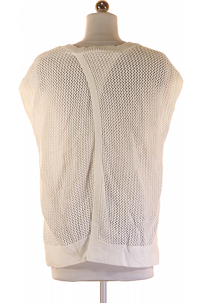 COMMA Dámský Pulovr Bílý Second hand Vel. 36