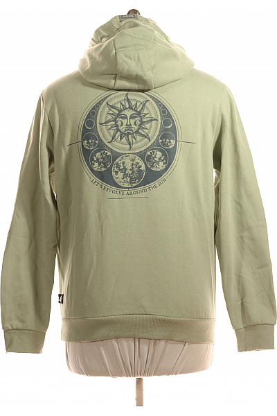 Dámská Mikina Bez Zapínání Zelená Second hand Vel. L