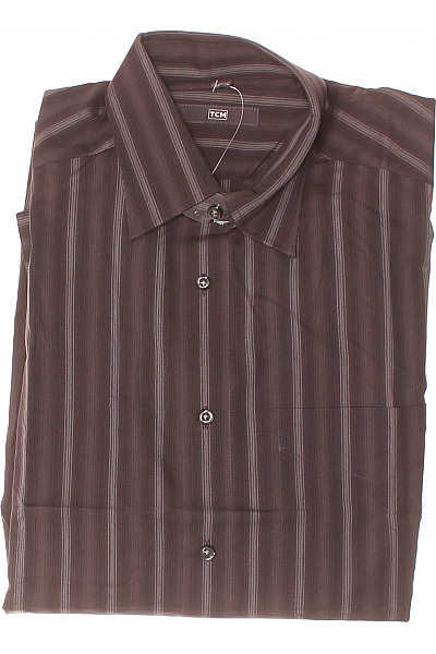 Tchibo Vzorovaná Pánská Košile Černobílá Second Hand Vel. 39/40