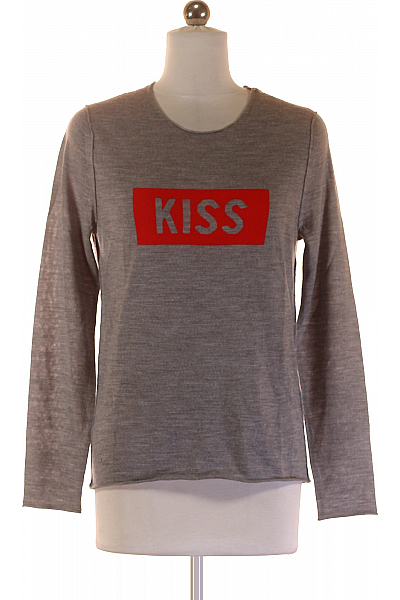  Halenka Pletená Vlněná Šedá Zadig&Voltaire Deluxe Vel. XS