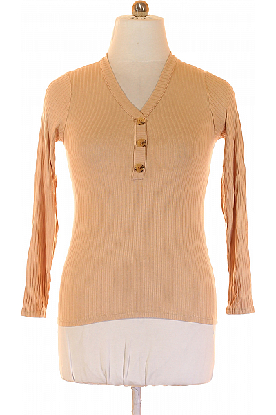 Dámské Tričko Béžové Amisu Vel. L