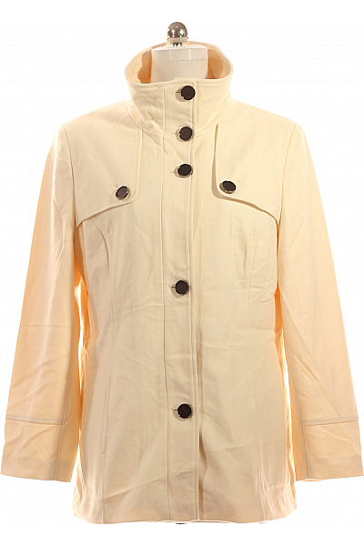 Dámský Kabát Bílý Vel. 42