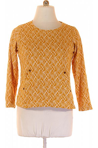  Halenka Pletená Žlutá Vel. L