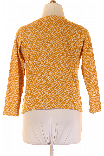  Halenka Pletená Žlutá Vel. L