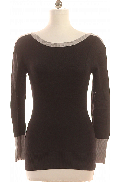  Halenka Pletená Černá Second Hand Vel. M