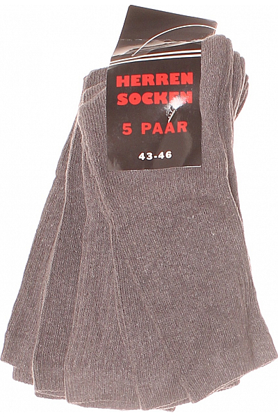  Ponožky Šedé Vel. 43/46