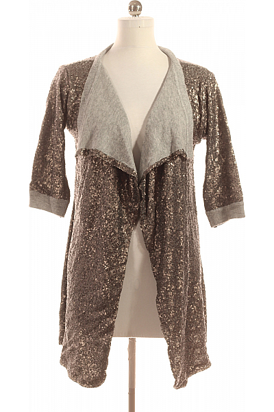 Dámský Cardigan Šedý Nu By Staff Vel. M