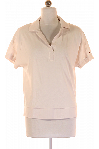 Dámské Polo Tričko Růžové TOMMY HILFIGER Vel. S