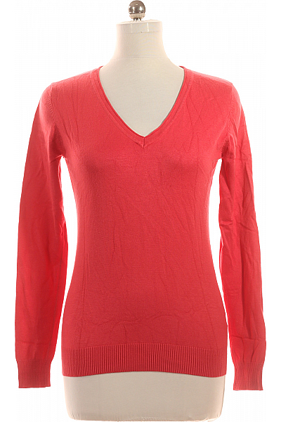 Dámský Pulovr Červený Second Hand Vel. 38