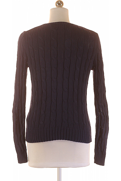 Ralph Lauren Dámský Svetr Modrý Second hand Vel. S