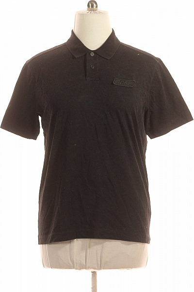 Pánské Tričko Černé Hugo Boss Vel. L