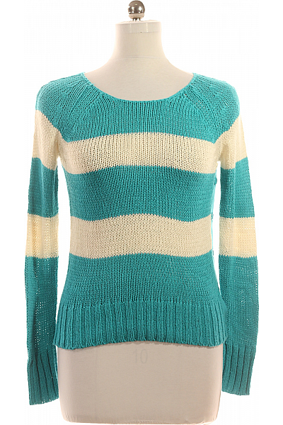 Dámský Svetr Modrý Oodji Vel. M