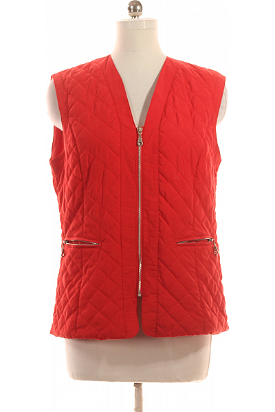 Dámská Vesta Červená Second hand Vel. 42