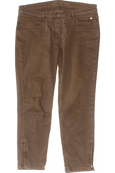 Dámské Kalhoty Rovné Zelené TONI Vel. 42