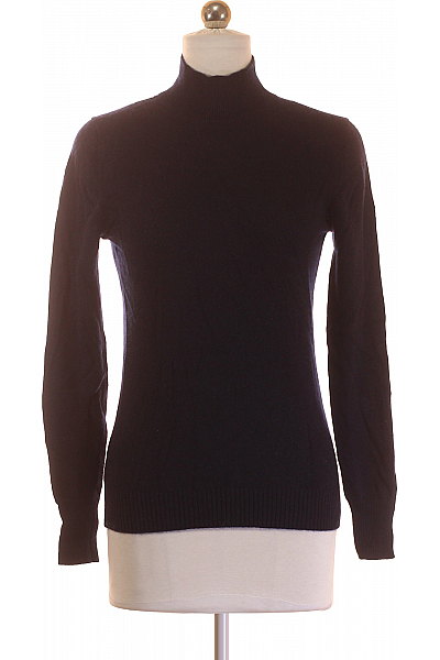 Dámský Svetr Kašmírový Modrý Vel. 36