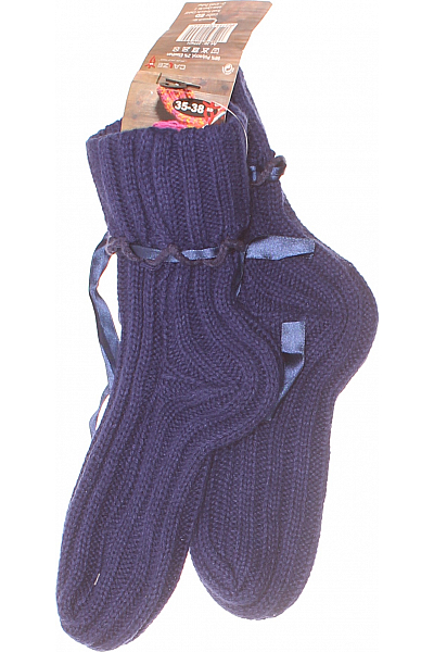 Ponožky Modré Second Hand Vel. 35/38