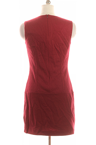 Pouzdrové šaty  Šaty Vlněné Červené Vel. 35